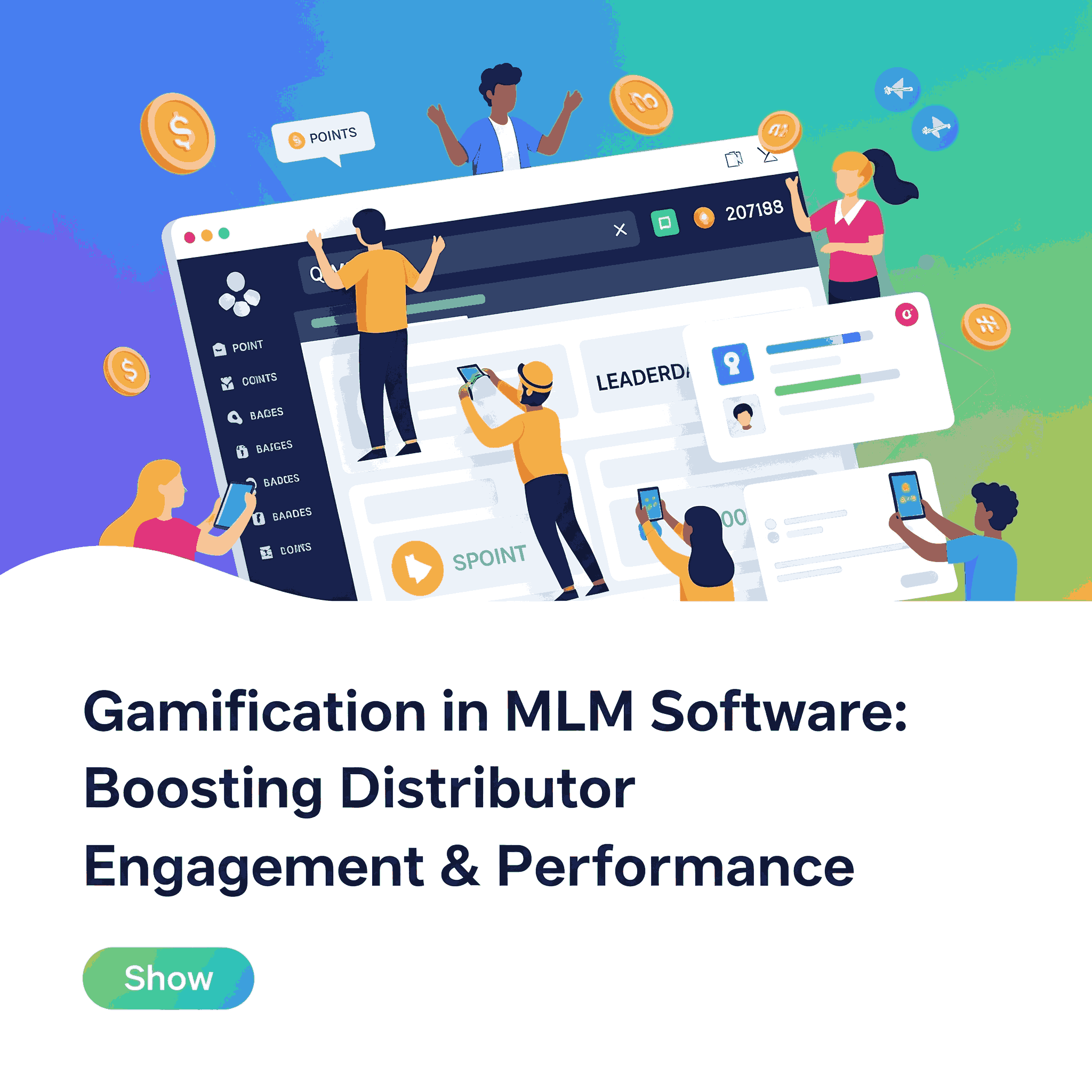 Gamification in MLM Software: Boosting Distributor Engagement & Performance