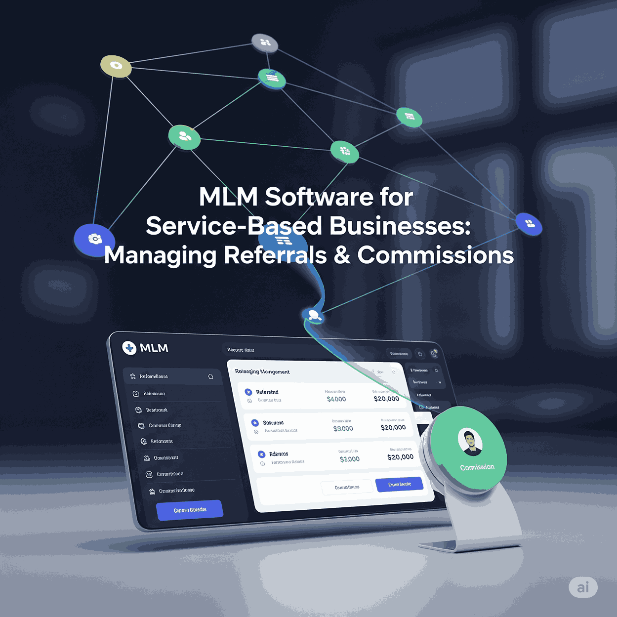 MLM Software for Service-Based Businesses: Managing Referrals & Commissions